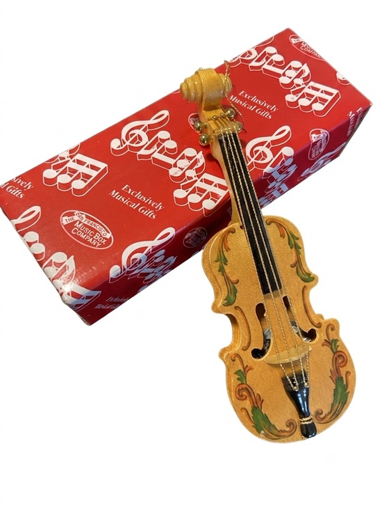 San Francisco Music Box Company Other - San Francisco Music Box Co. Violin Musical Christmas Ornament II